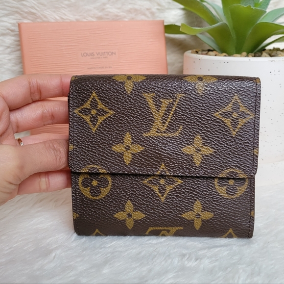 💕Authentic LOUIS VUITTON Compact Wallet Monogram - Picture 2 of 16